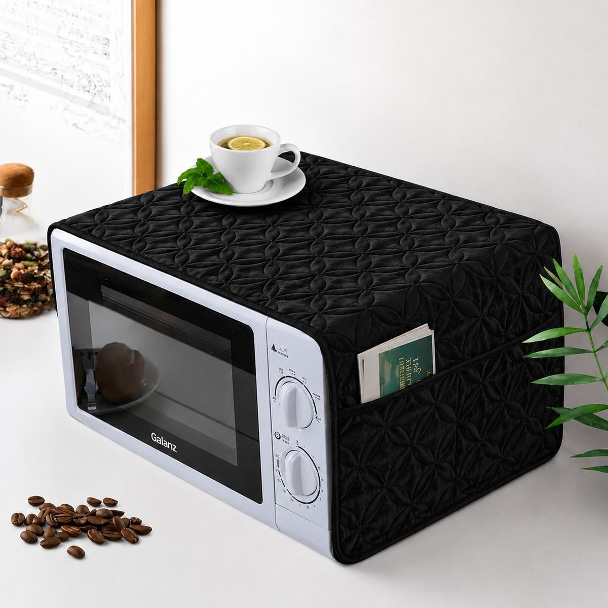 Ultrasonic Quilted Microwave & Oven Top Dust Cover