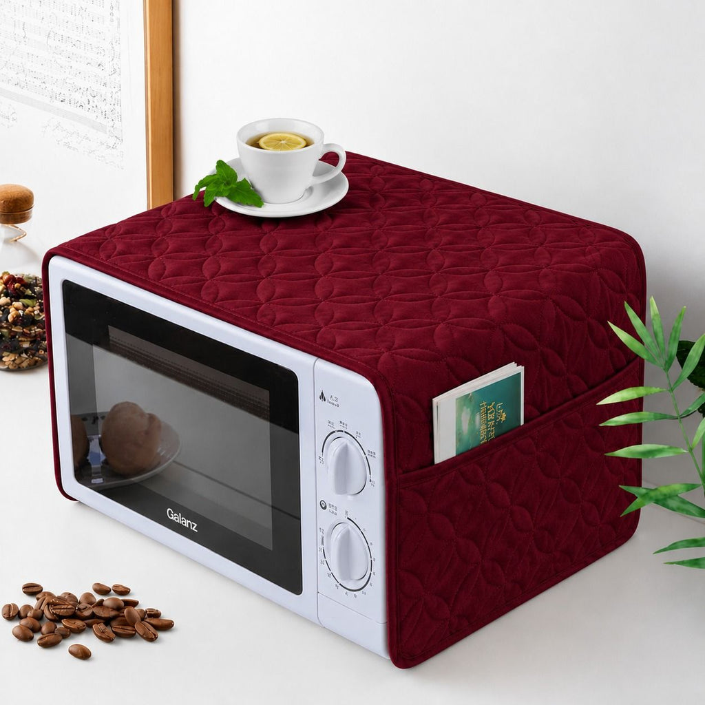 Ultrasonic Quilted Microwave & Oven Top Dust Cover