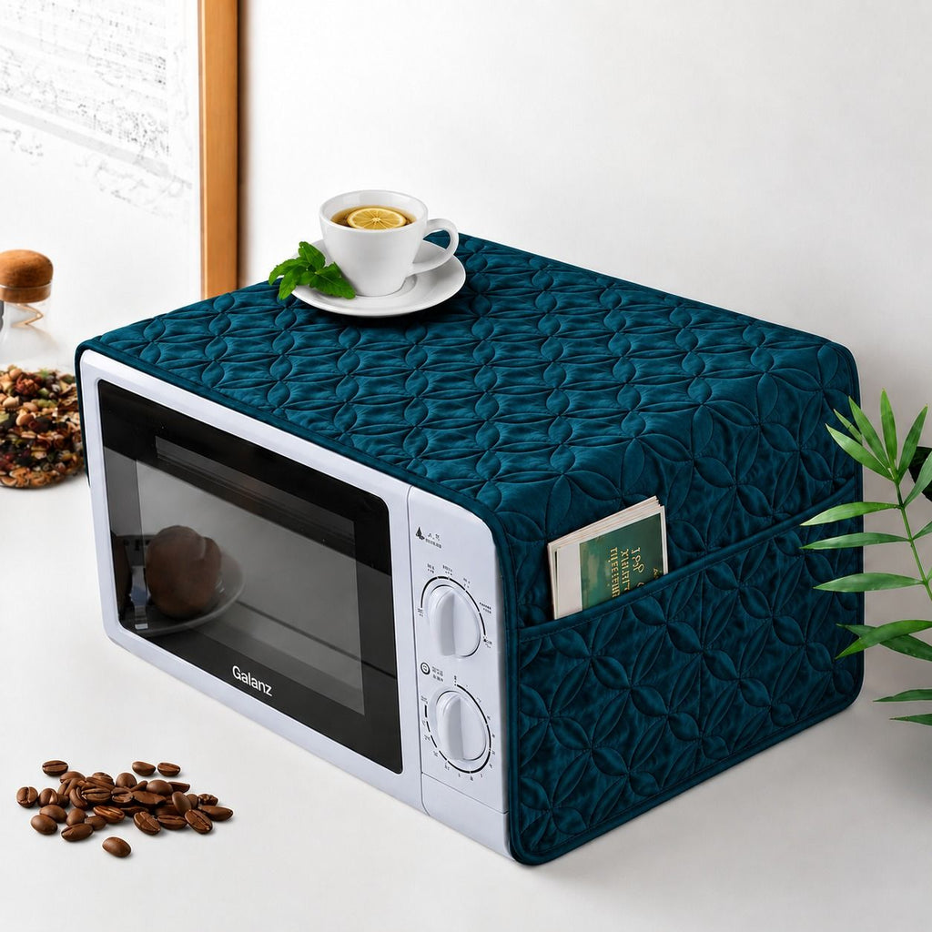 Ultrasonic Quilted Microwave & Oven Top Dust Cover