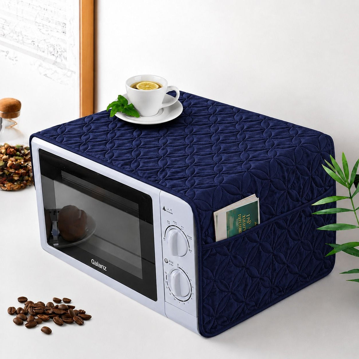 Ultrasonic Quilted Microwave & Oven Top Dust Cover