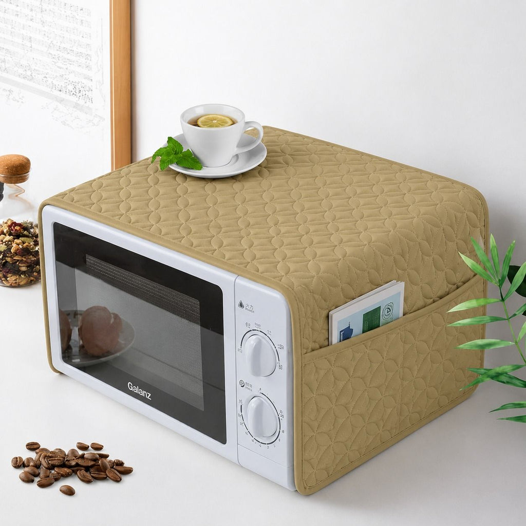 Ultrasonic Quilted Microwave & Oven Top Dust Cover
