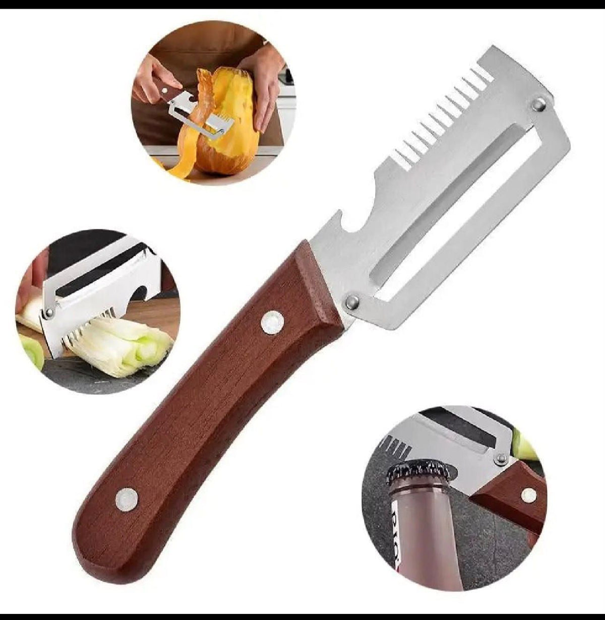 3 In 1 Multi Functional Vegetable Peeler Knife