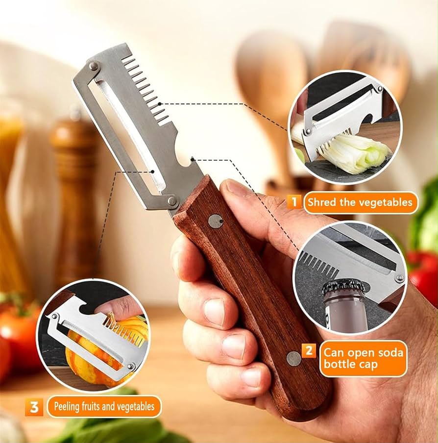 3 In 1 Multi Functional Vegetable Peeler Knife