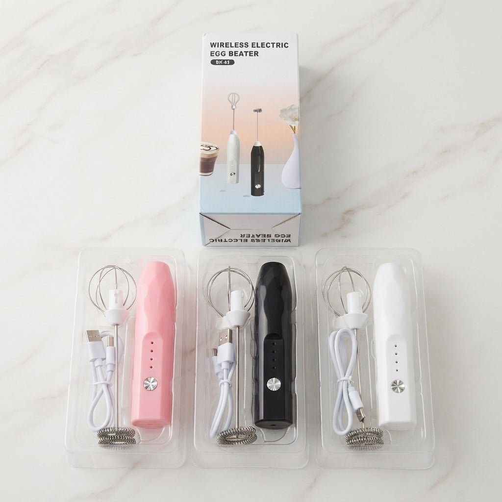 Wireless 2 In 1 Electric Egg Beater And Coffee Frother