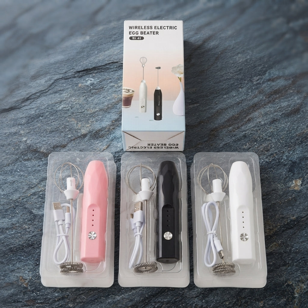 Wireless 2 In 1 Electric Egg Beater And Coffee Frother