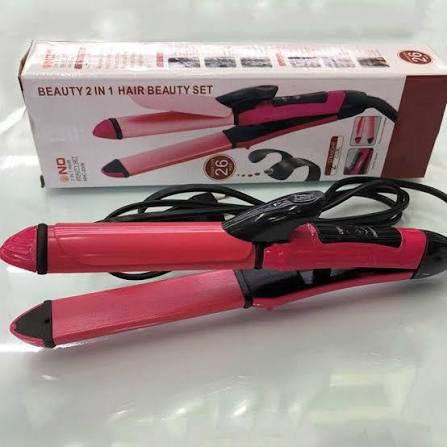 2in1 Nova Hair straightener & Curler